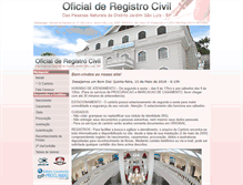 Tablet Screenshot of cartoriodojardimsaoluis.com.br